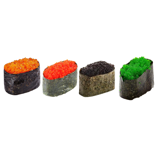 Tobiko Flying Fish Roe, Sushi Caviar, Available in Four Flavors and Colors