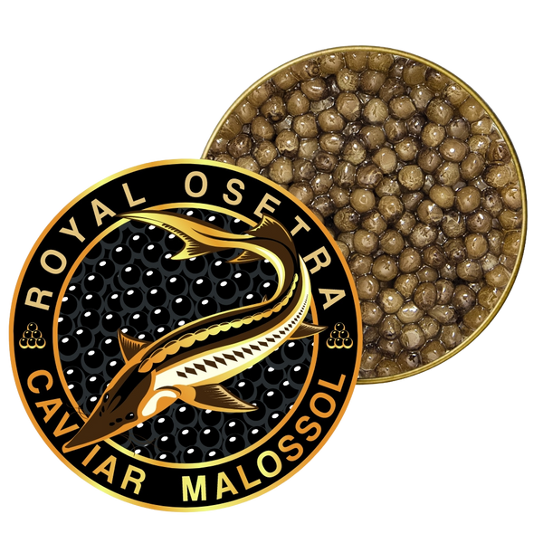 Royal Osetra Sturgeon Malossol Black Caviar