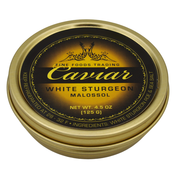 American White Sturgeon Malossol Black Caviar