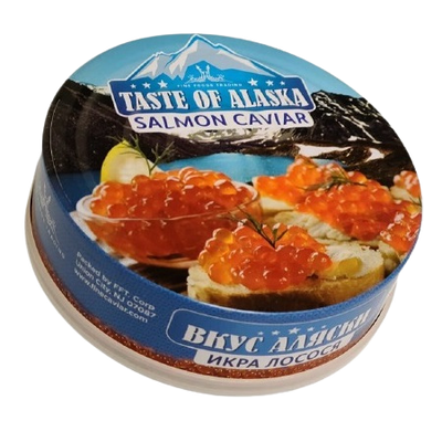 Salmon Roe Pink, Taste of Alaska Malossol Red Caviar