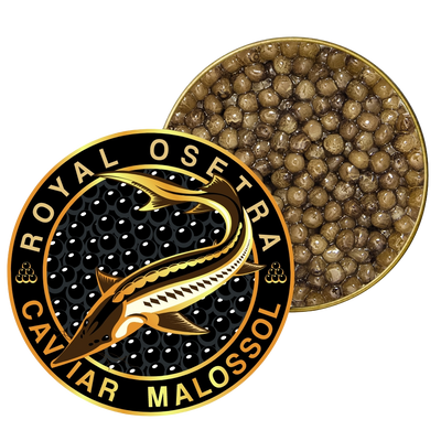 Royal Osetra Sturgeon Malossol Black Caviar