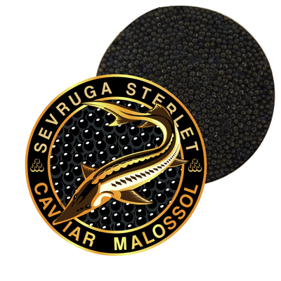 Sevruga Sterlet Sturgeon Malossol Black Caviar