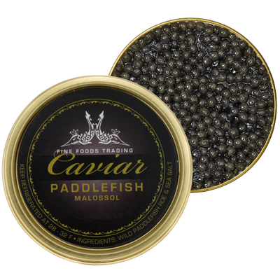 American Paddlefish Malossol Black Caviar