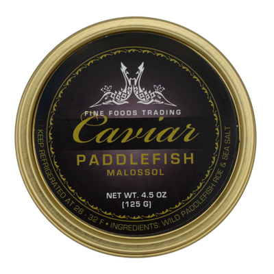 American Paddlefish Malossol Black Caviar