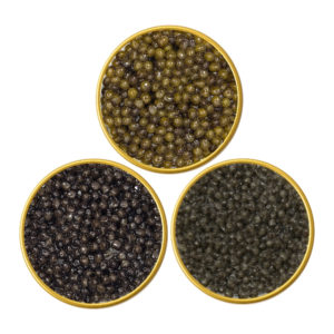 Beluga Sturgeon Black Caviar Sampler Set