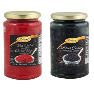 Whole Grain Lumpfish Roe Caviar – Red & Black