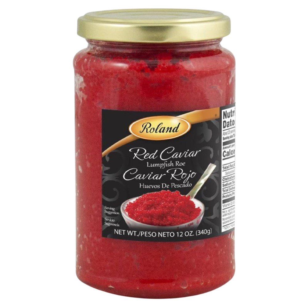 Whole Grain Lumpfish Roe Caviar – Red & Black - Image 2