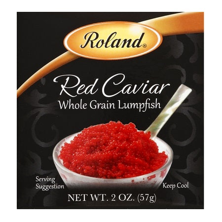 Whole Grain Lumpfish Roe Caviar – Red & Black - Image 3